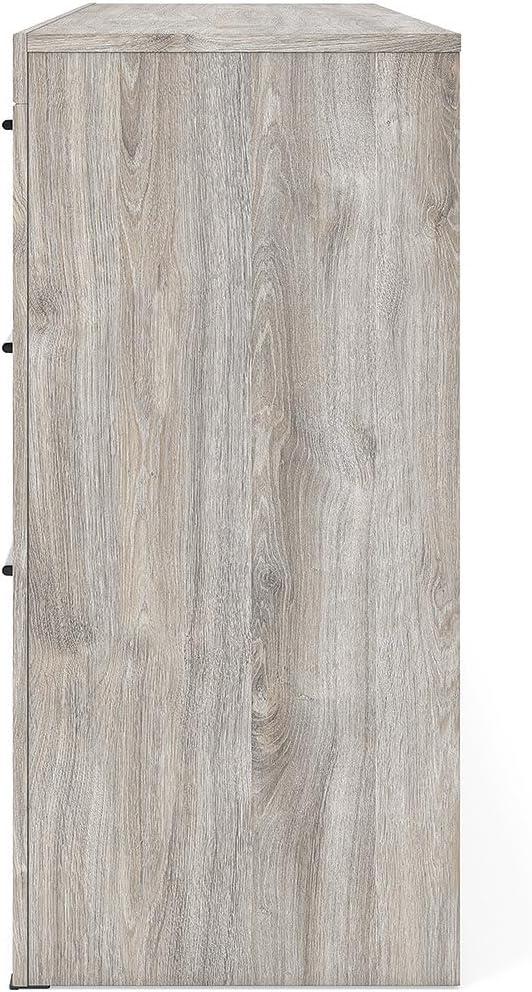 imageSignature Design by Ashley Ryderton Casual 6Drawer Dresser with Safety Stop Light GrayLight Gray
