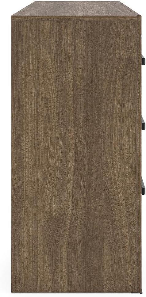 imageSignature Design by Ashley Ryderton Casual 6Drawer Dresser with Safety Stop Light GrayWarm Brown