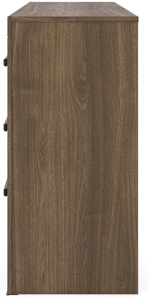 imageSignature Design by Ashley Ryderton Casual 6Drawer Dresser with Safety Stop Light GrayWarm Brown