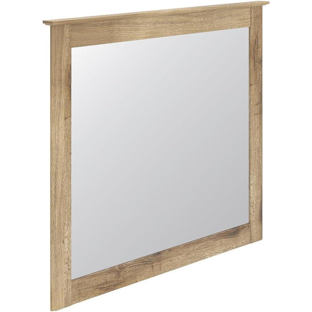 imageSignature Design by Ashley Allihauser Cottage Bedroom Mirror with Thick Frame Light Brown