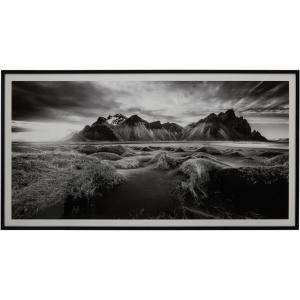 Signature Design by Ashley Delstone Contemporary Rectangular Landscape Framed Print Wall Art, 87 x 46 Inches, Black & White