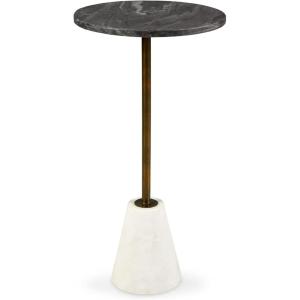 Signature Design by Ashley Caramont Accent Table, Black & White(Black & White)