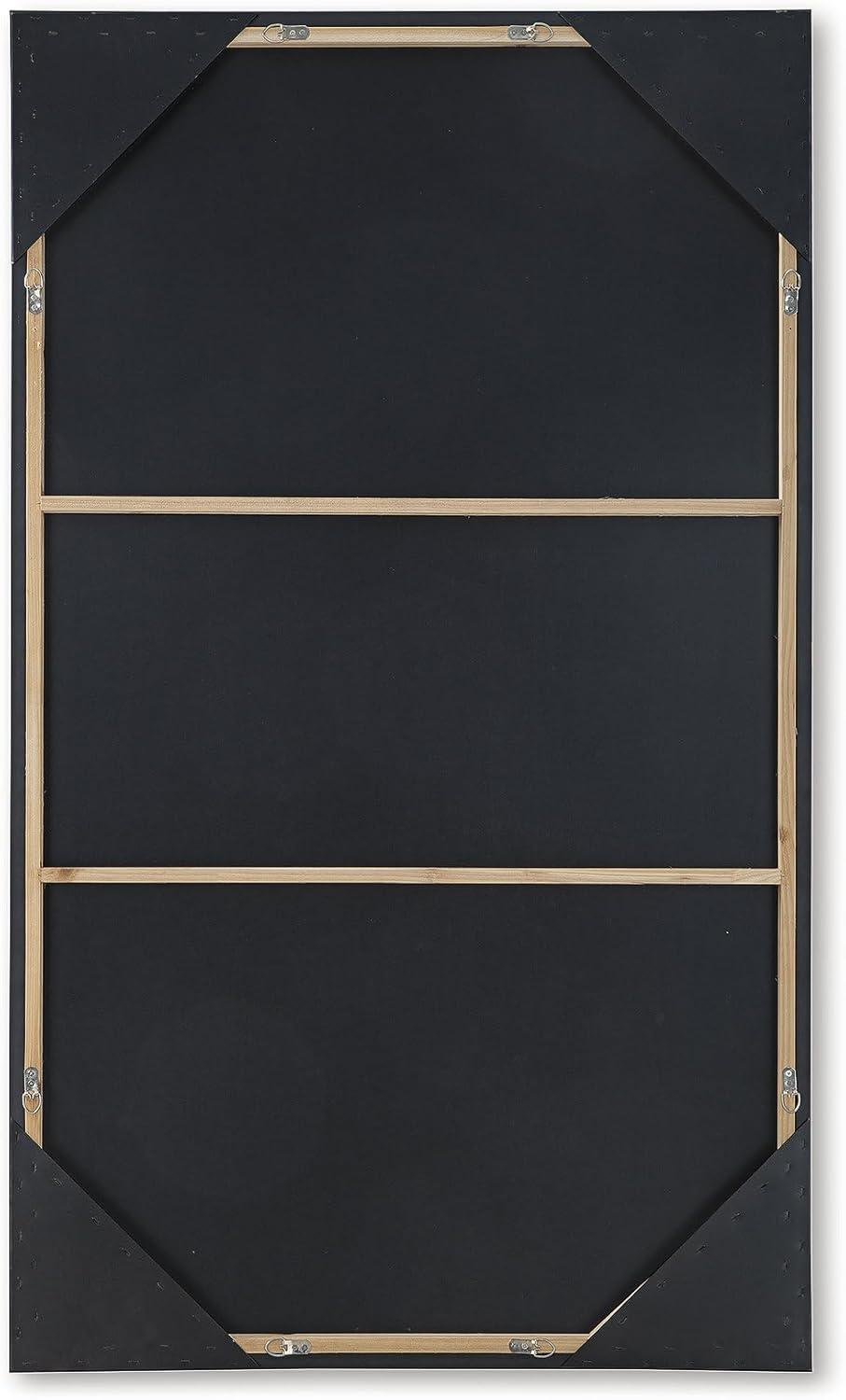 imageSignature Design by Ashley Foxenburg Abstract Framed Print Large Contemporary Decor with Acrylic Front Brown Frame Modern Artwork for Living Room or Dining Room Walls