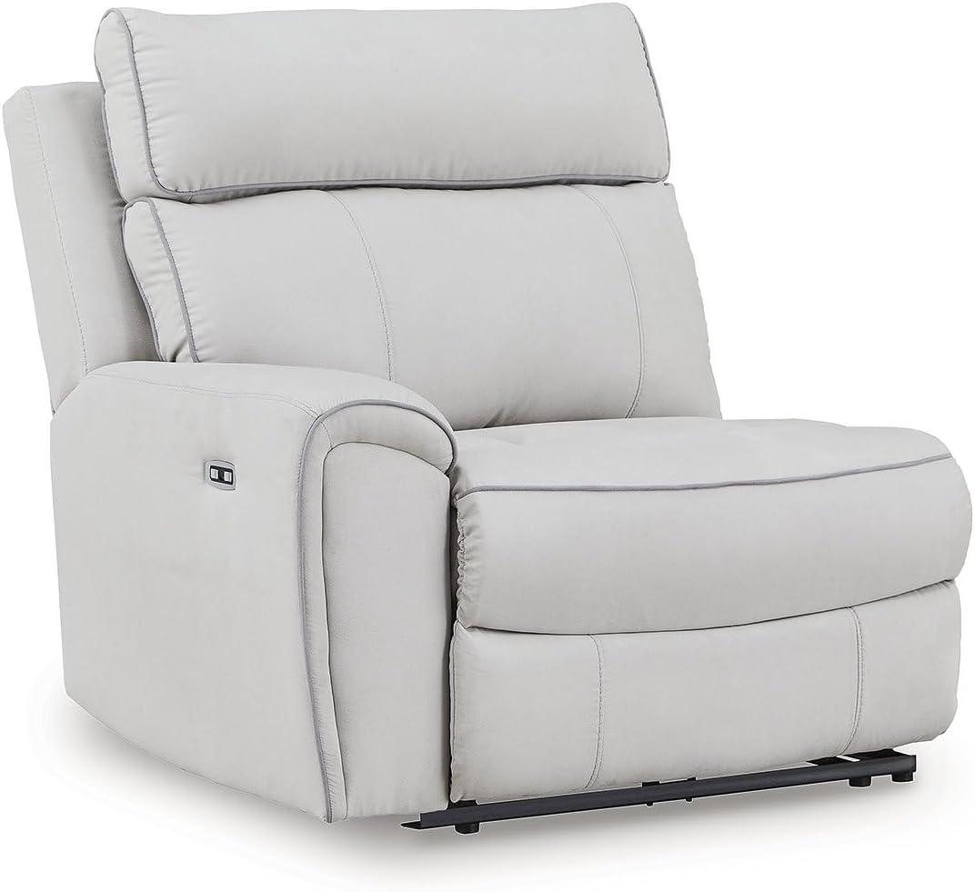 imageSignature Design by Ashley Grafton Pike Sectional Sofa Modular Power Reclining Seating with Storage Consoles and USB Charging for Living Room Comfort 142 W