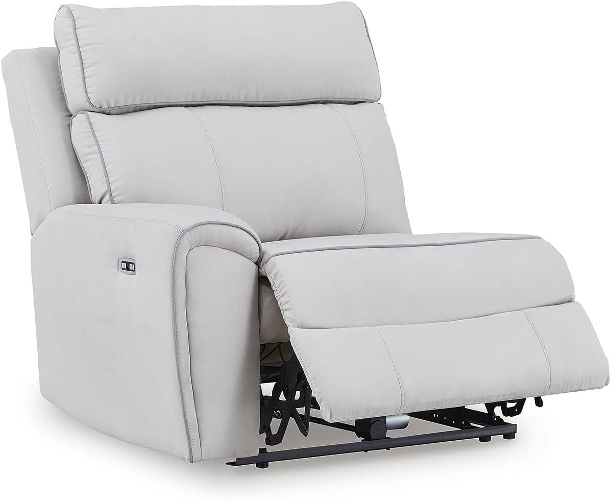 imageSignature Design by Ashley Grafton Pike Sectional Sofa Modular Power Reclining Seating with Storage Consoles and USB Charging for Living Room Comfort 142 W