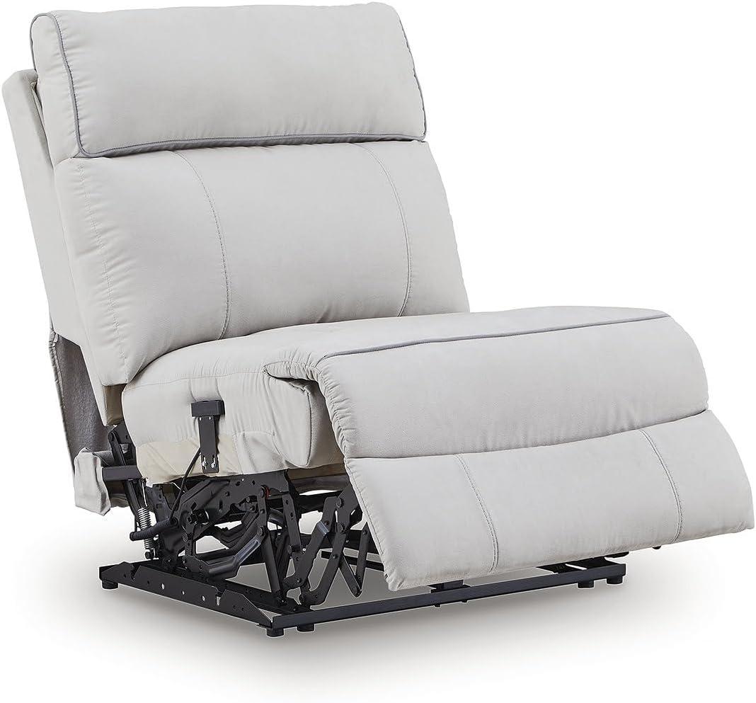 imageSignature Design by Ashley Grafton Pike Sectional Sofa Modular Power Reclining Seating with Storage Consoles and USB Charging for Living Room Comfort 142 W