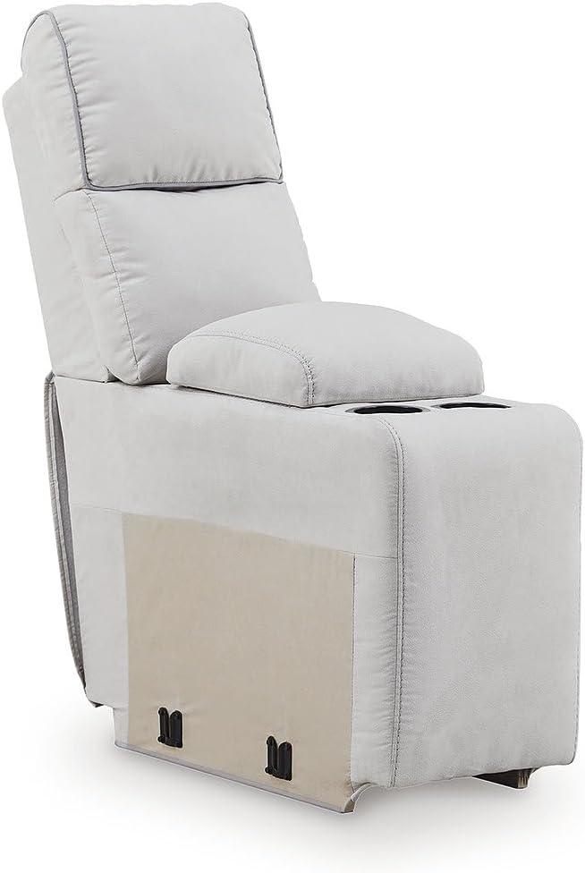 imageSignature Design by Ashley Grafton Pike Sectional Sofa Modular Power Reclining Seating with Storage Consoles and USB Charging for Living Room Comfort 142 W