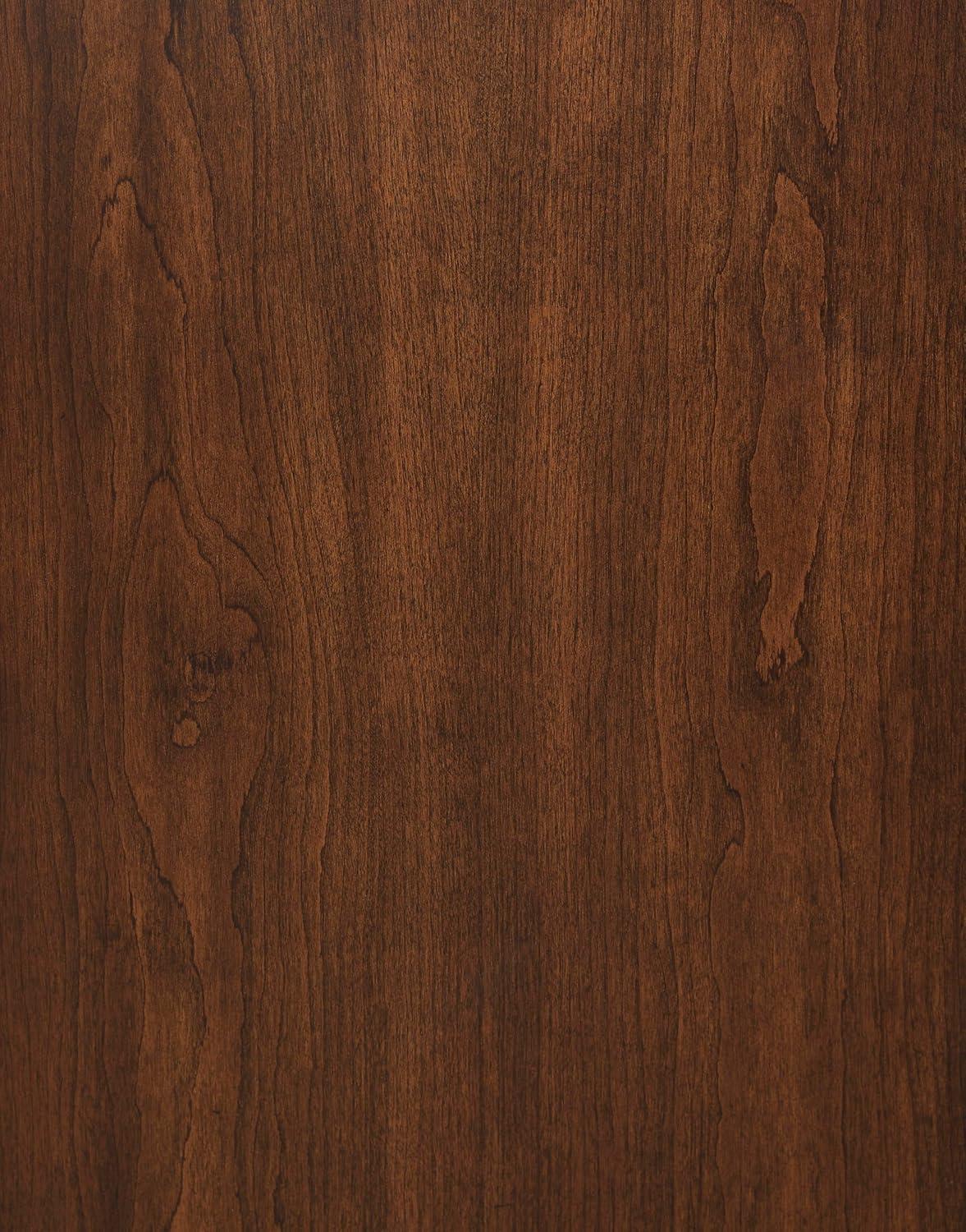 imageSignature Design by Ashley Lavinton Traditional Chest with 5 SmoothGliding Drawers Metal Drawer Pulls Wood Cherry Brown Finish 3538 W x 1788 D x 51 H