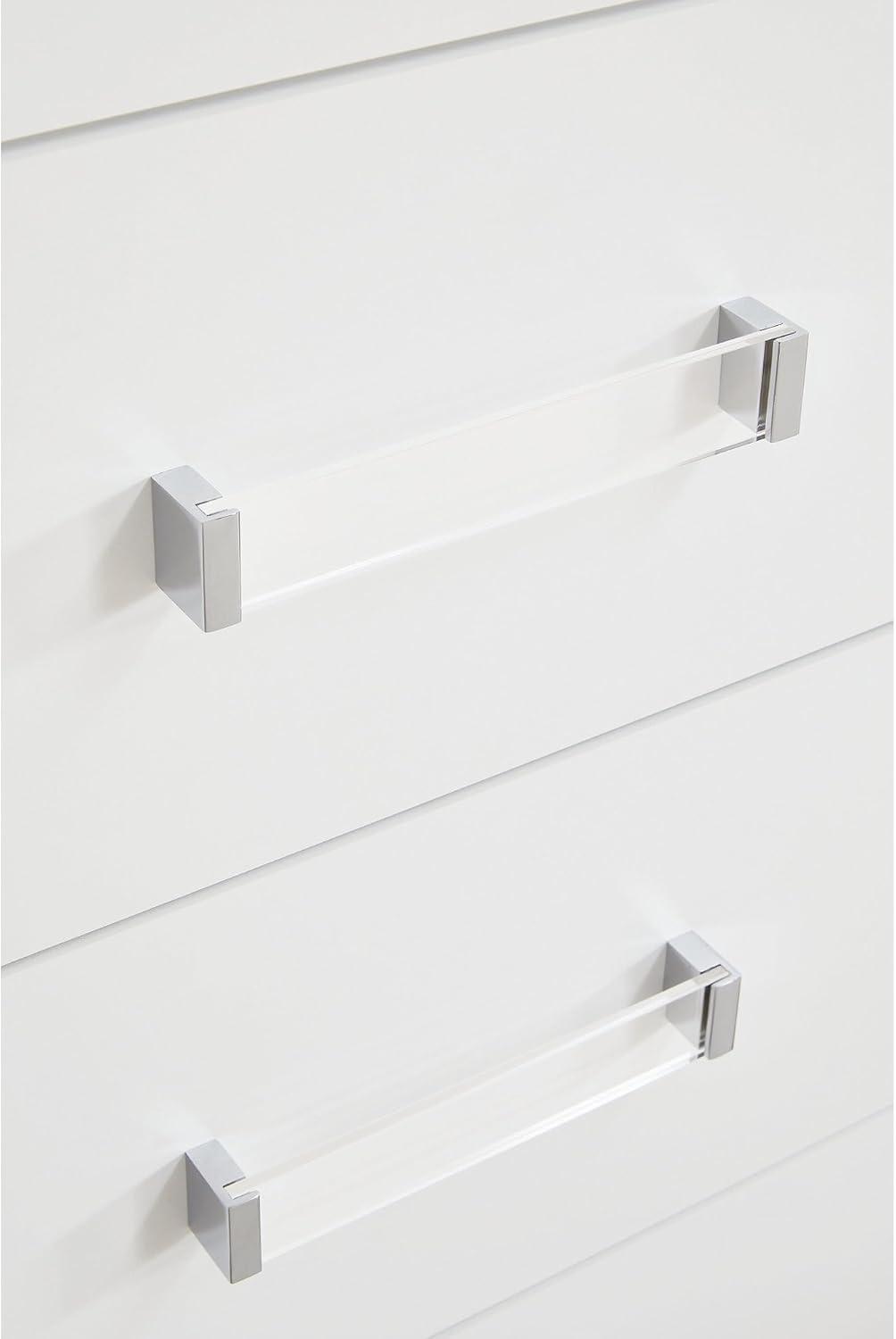 imageSignature Design by Ashley Marzoni Contemporary 5Drawer Chest with Safety Stop White