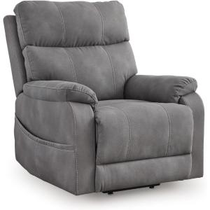 Signature Design by Ashley Next‑Gen Durapella Recliner Chair, Power Lift with Easy‑Clean Faux Leather, Dual Motor Control and Spacious Seating for Everyday Living Room Comfort