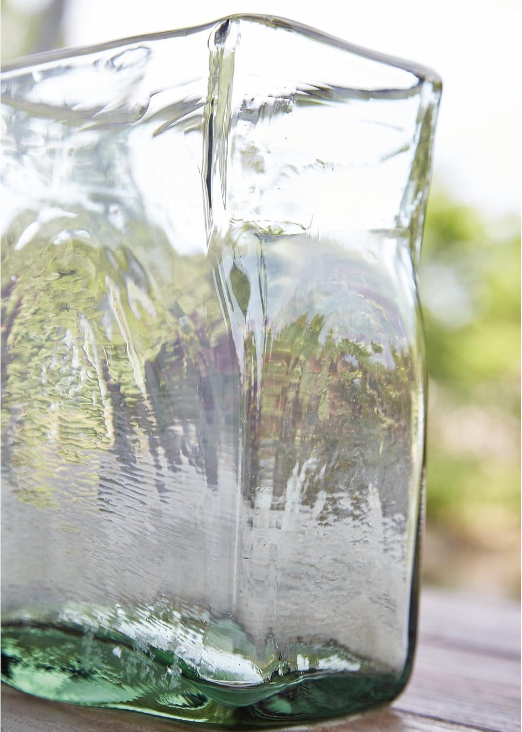 imageSignature Design by Ashley Taylow Casual IndoorOutdoor Watertight Glass Vase with Wide Mouth Set of 3 Light GreenLight Green