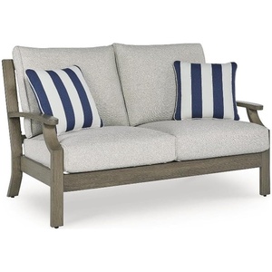 Signature Design by Ashley Fescue Lagoon Outdoor Loveseat with Cushion