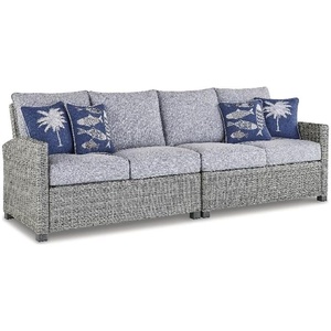 Signature Design by Ashley Indigo Narrows Outdoor Loveseat Set (Set of 2)