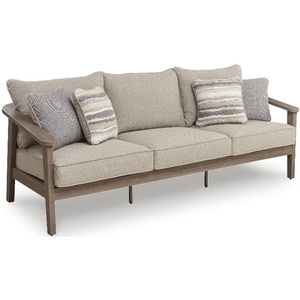 Signature Design by Ashley Magnetite Ripple Outdoor Sofa with Cushion
