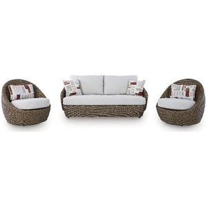 Signature Design by Ashley Mesquite Salt Outdoor Loveseat Set (Set of 3)