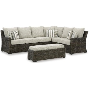 Signature Design by Ashley Sorrel Granary Outdoor Sofa Sectional Set (Set of 3)