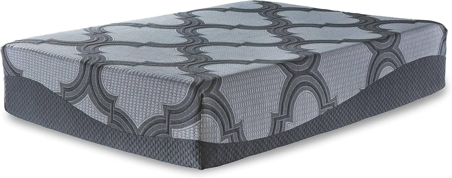 image:imageSignature Design by Ashley Destin Cove Pillow Top Twin Mattress Luxury Plush Feel Cooling Knit Cover Memory Foam and Wrapped Coils FiberglassFree Delivered in a Box for Kids and Guest RoomsQueen