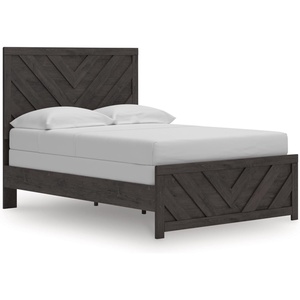 Signature Design by Ashley Prendonea Casual King Panel Bed, Foundation or Box Spring Needed, Gray(Full)