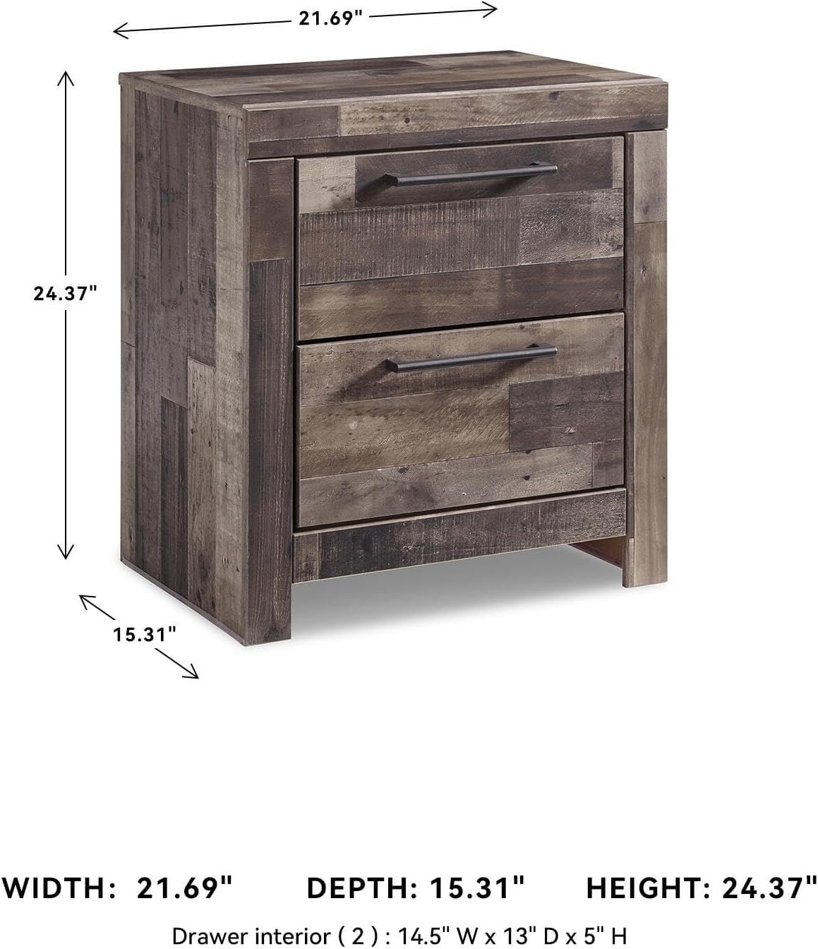image:imageSignature Design by Ashley Derekson Nightstand Multi Gray