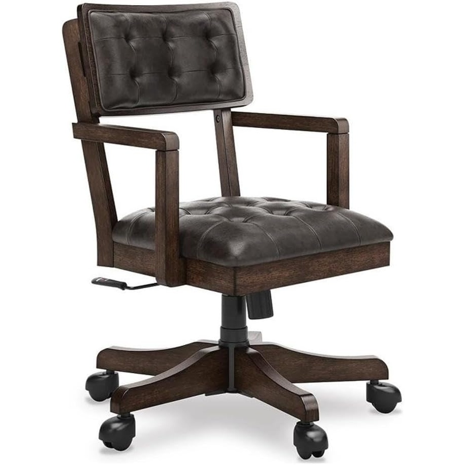 image:imageSignature Design by Ashley Norquay Home Office Desk Chair in Brown