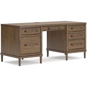 Signature Design by Ashley Merriton 68″ Home Office Desk in Brown