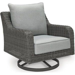 Signature Design by Ashley Inlet Nettle Outdoor Swivel Lounge with Cushion
