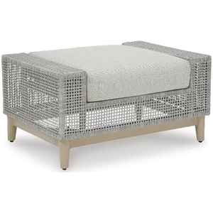 Signature Design by Ashley Hemlock Mica Outdoor Ottoman with Cushion