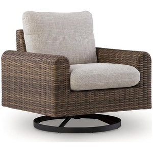 Signature Design by Ashley Osprey Swell Outdoor Swivel Lounge Chair