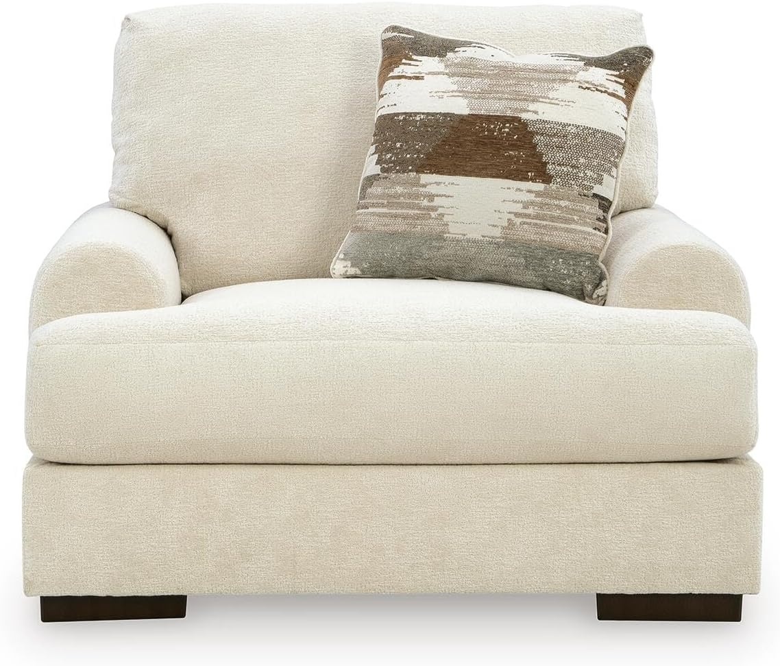 image:imageSignature Design by Ashley Meadowleaf 3Seater Sofa Pecan 100 polyester upholstery Reversible foam cushions Antisag platform foundation Zero assembly required Living room useSand