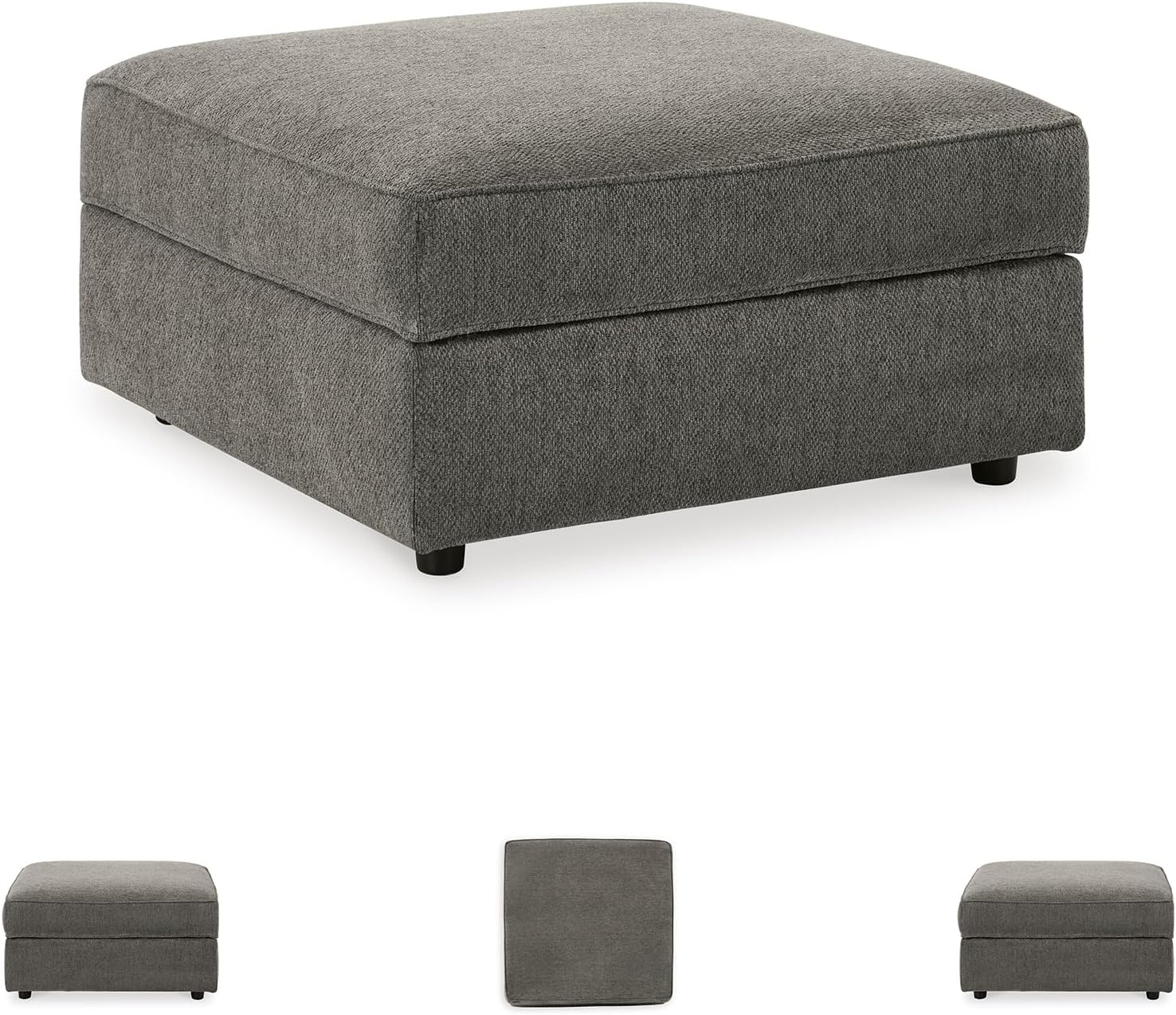 image:imageSignature Design by Ashley Laylabrook Contemporary Tufted Oversized Accent Ottoman with Foam Cushion Light BrownPutty