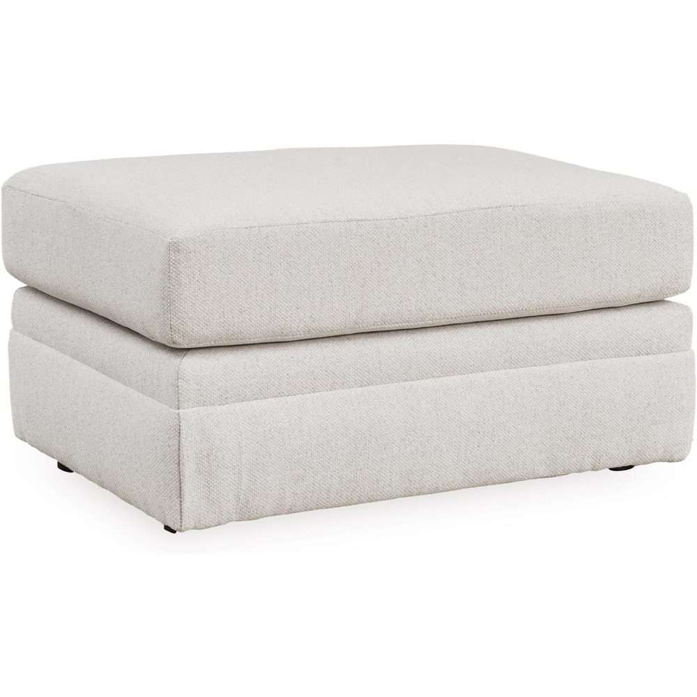 image:imageSignature Design by Ashley Laylabrook Contemporary Tufted Oversized Accent Ottoman with Foam Cushion Light BrownChalk