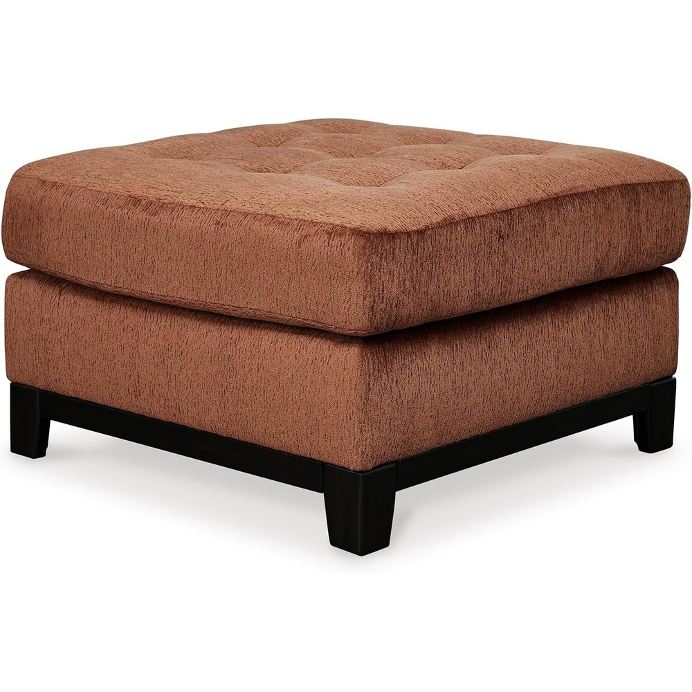 image:imageSignature Design by Ashley Laylabrook Contemporary Tufted Oversized Accent Ottoman with Foam Cushion Light BrownSpice