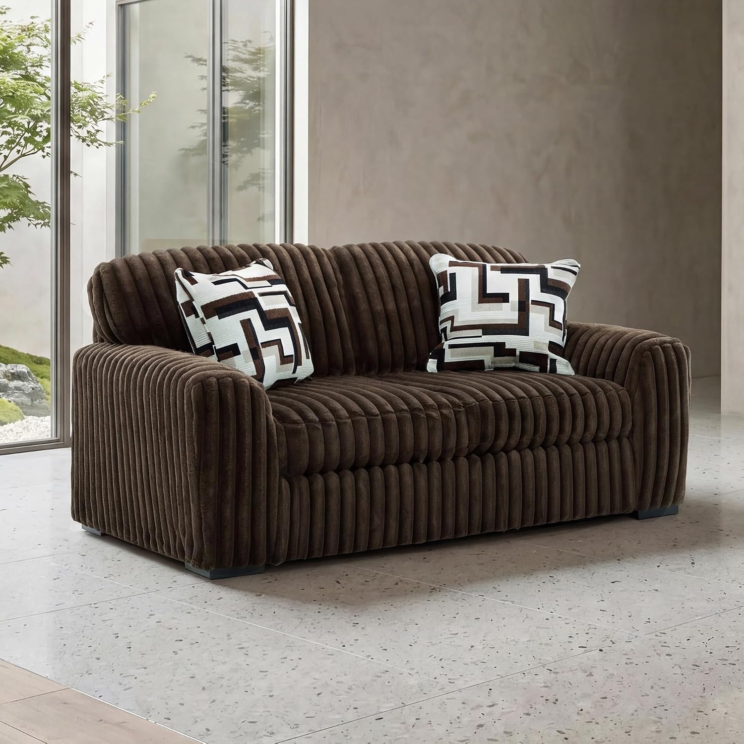 image:imageSignature Design by Ashley MidnightMadness Oversized Ottoman GunmetalBrown