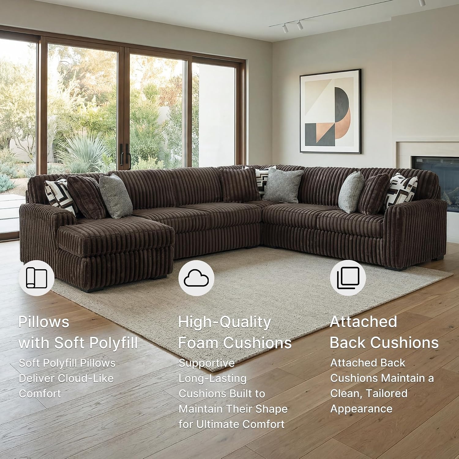 image:imageSignature Design by Ashley MidnightMadness Oversized Ottoman GunmetalBrown