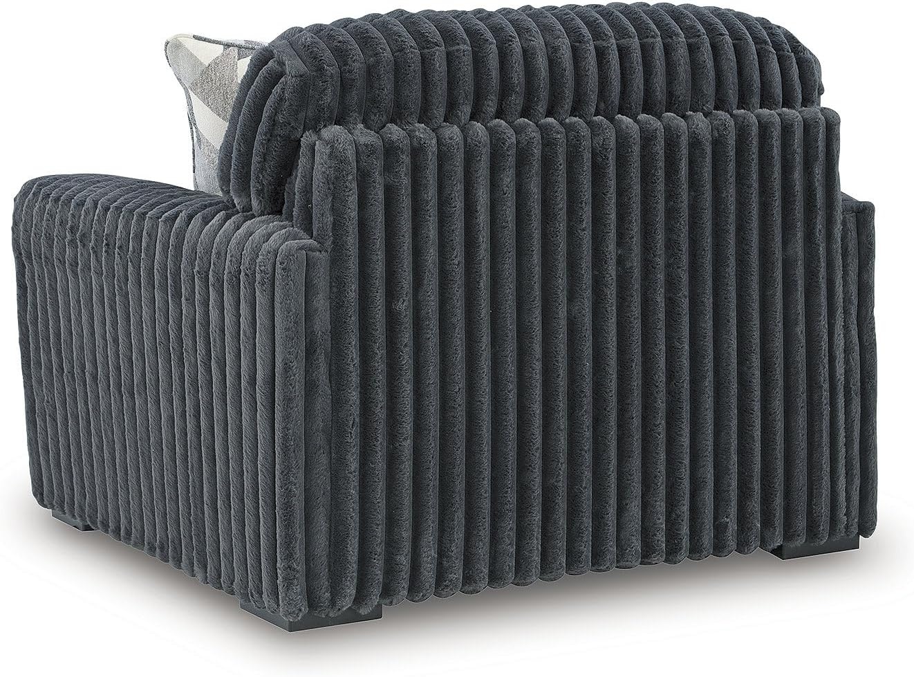image:imageSignature Design by Ashley MidnightMadness Oversized Ottoman GunmetalGrey