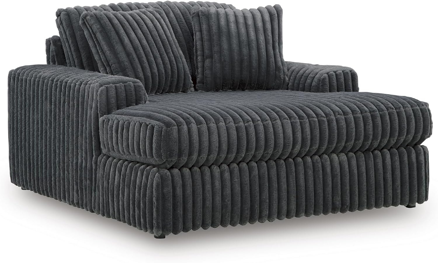 image:imageSignature Design by Ashley MidnightMadness Oversized Ottoman GunmetalGrey