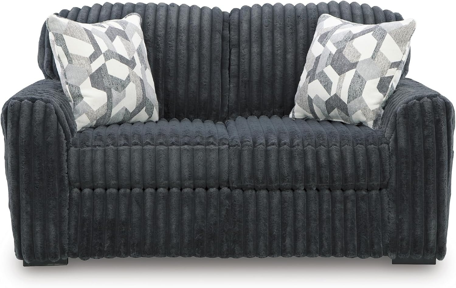 image:imageSignature Design by Ashley MidnightMadness Oversized Ottoman GunmetalGrey
