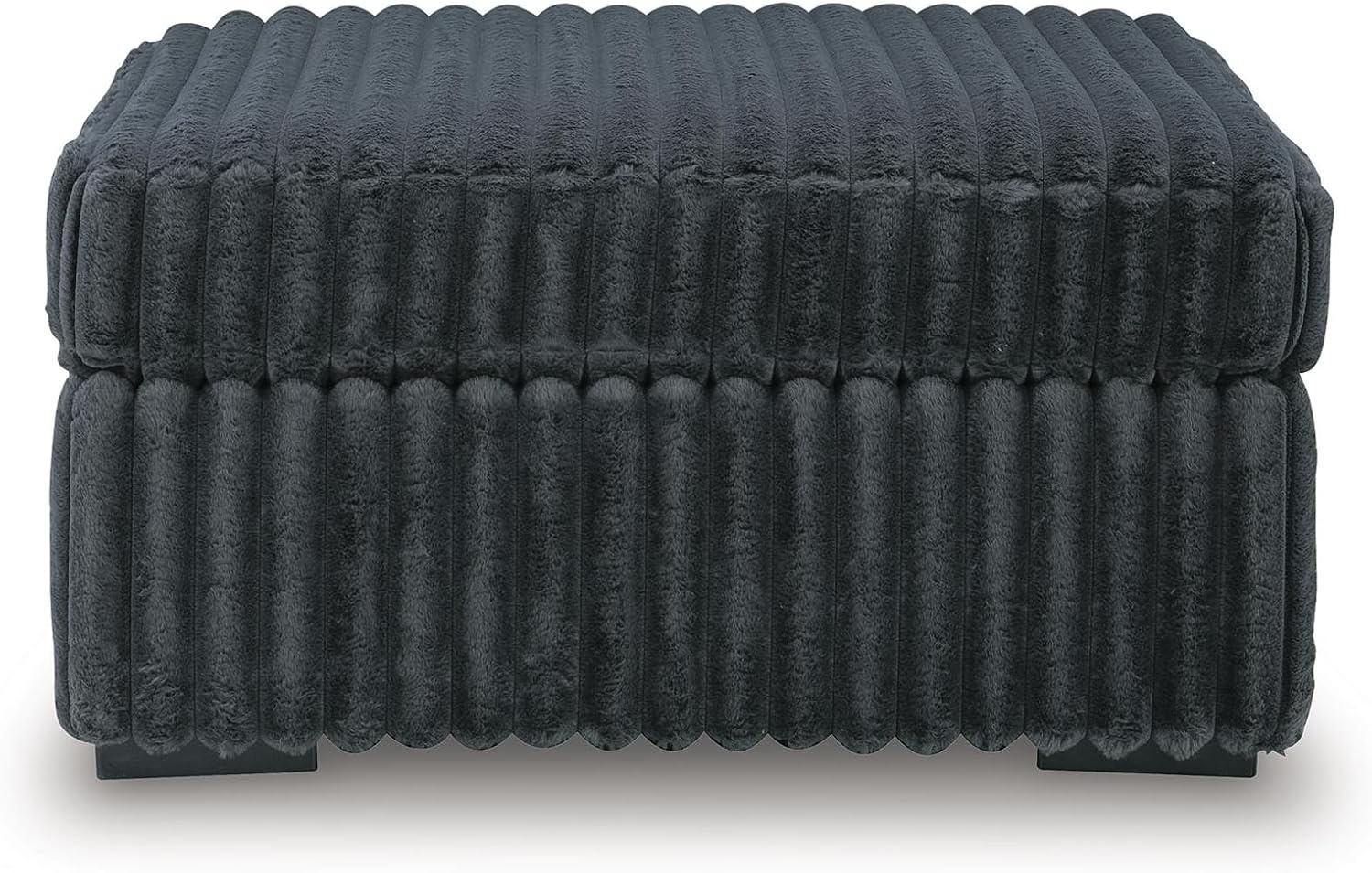 image:imageSignature Design by Ashley MidnightMadness Oversized Ottoman GunmetalGrey