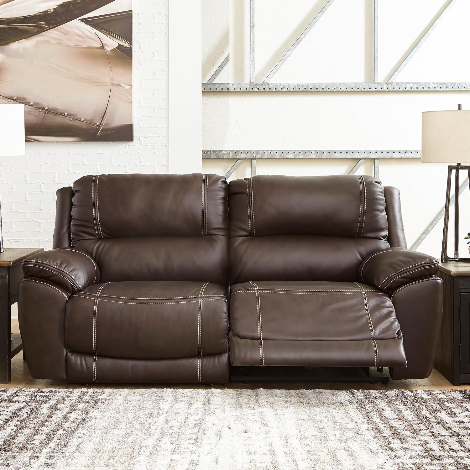 image:imageSignature Design by Ashley 5Piece Power Reclining Sectional ChocolateBrown