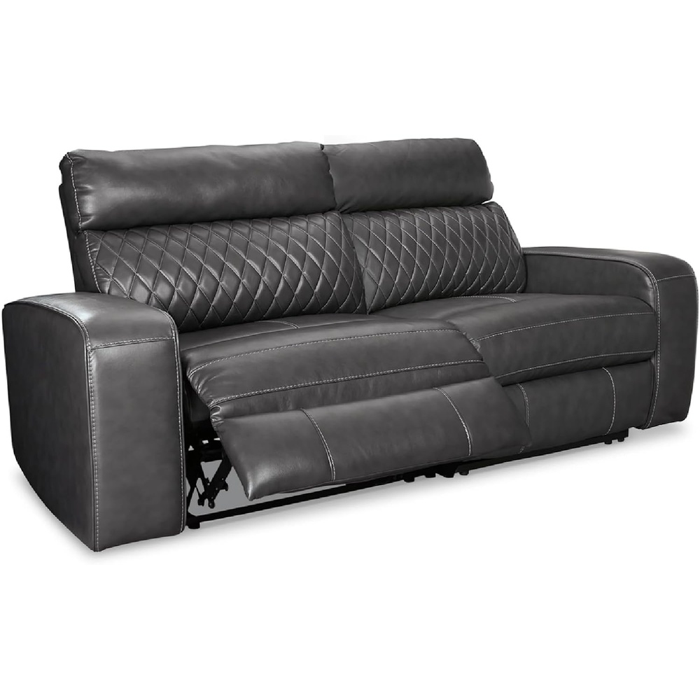 image:imageSignature Design by Ashley Samperstone 3Piece Power Reclining SectionalGrey