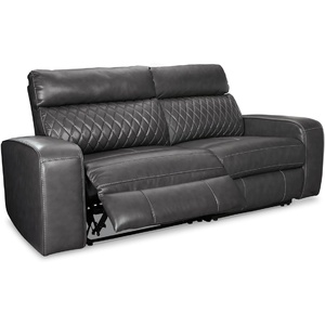 Signature Design by Ashley Samperstone 3-Piece Power Reclining Sectional(Grey)