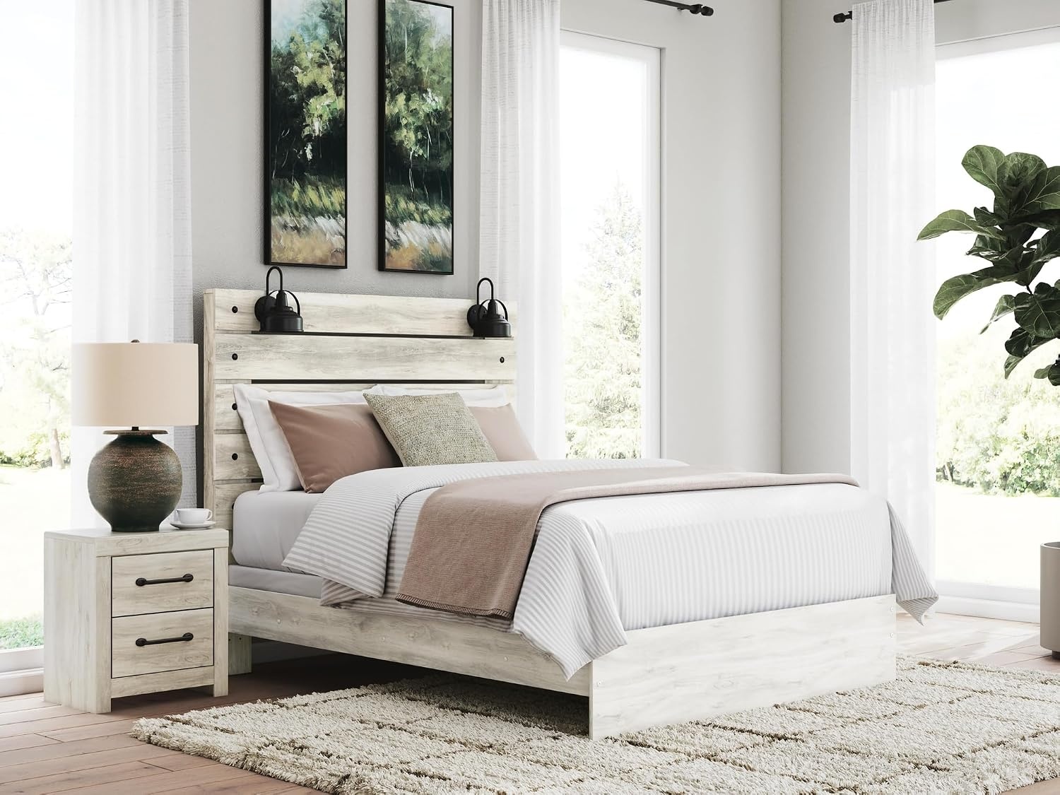image:imageSignature Design by Ashley Drystan Full Bookcase Bed with DrawersQueen