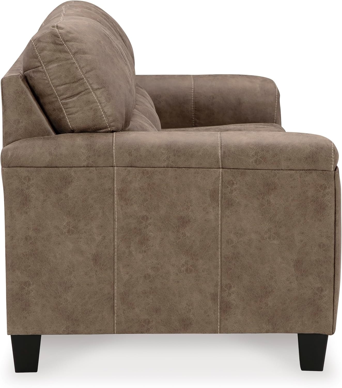 image:imageSignature Design by Ashley Navi Faux Leather 3Seater Sofa Fossil
