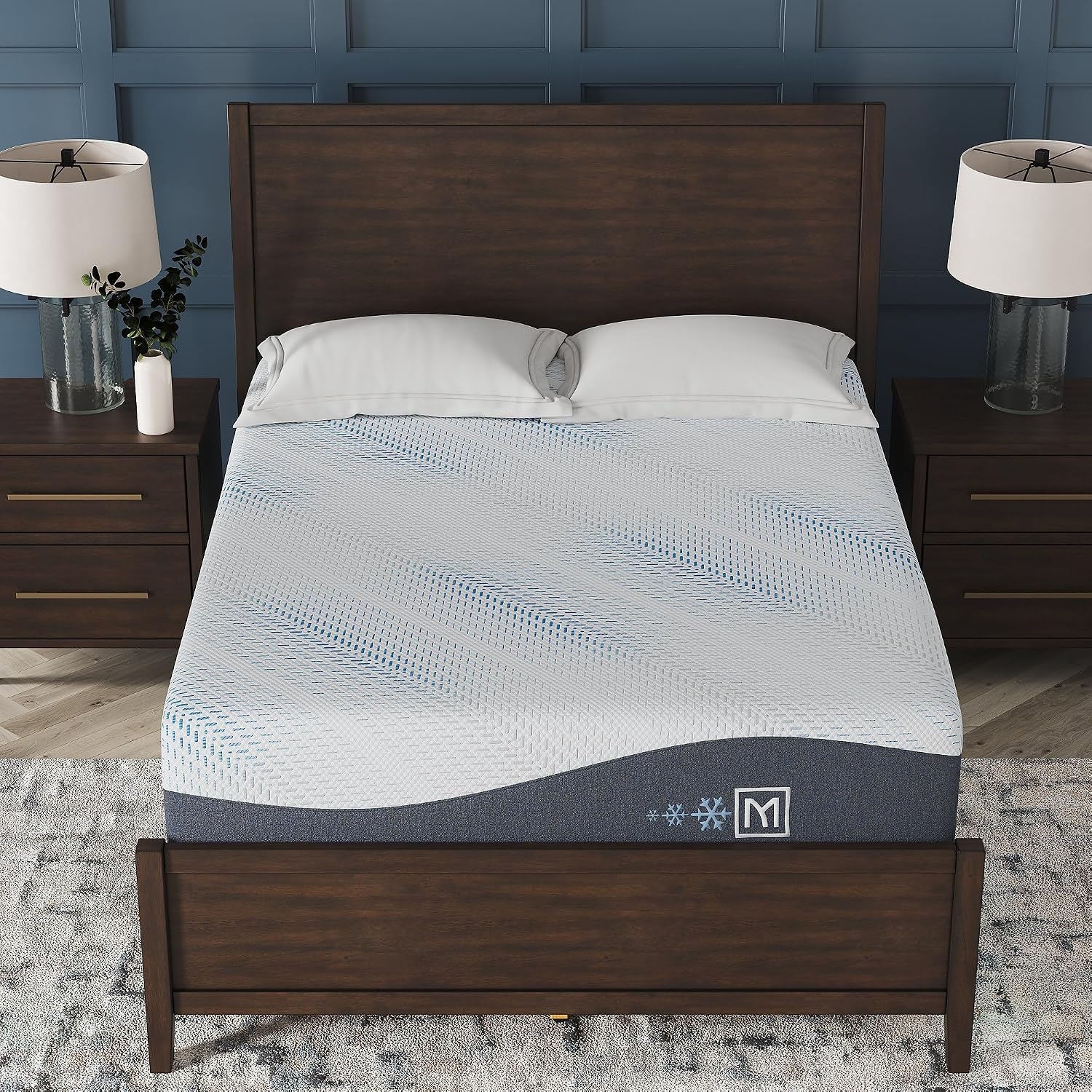 image:imageSignature Design by Ashley Millennium Luxury Gel Memory Foam Traditional 14 Inch Cushion Firm Mattress in a Box for Cool Sleep and Pressure Relief Queen WhiteTwin XL