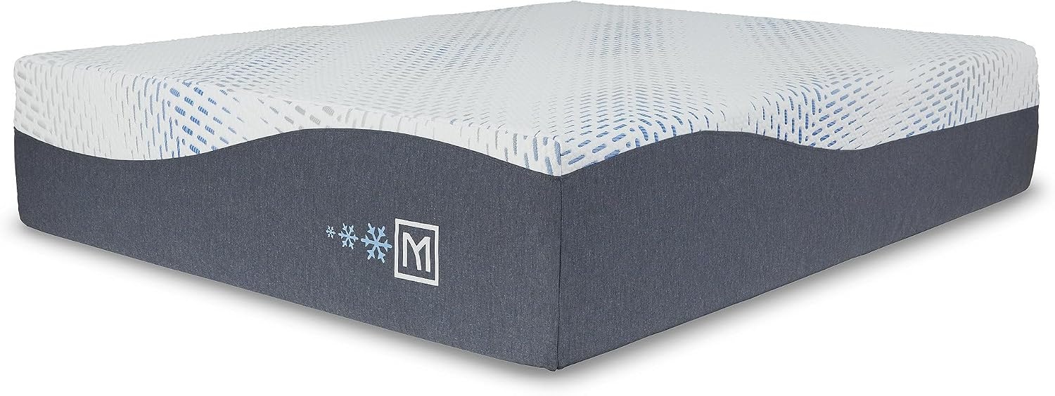 image:imageSignature Design by Ashley Millennium Luxury Gel Memory Foam Traditional 14 Inch Cushion Firm Mattress in a Box for Cool Sleep and Pressure Relief Queen WhiteCalifornia King