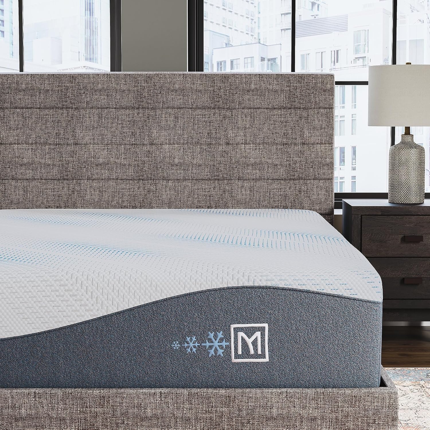 image:imageSignature Design by Ashley Millennium Luxury Gel Memory Foam Traditional 14 Inch Cushion Firm Mattress in a Box for Cool Sleep and Pressure Relief Queen WhiteCalifornia King
