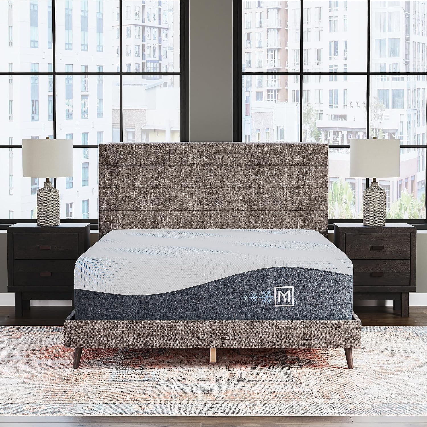 image:imageSignature Design by Ashley Millennium Luxury Gel Memory Foam Traditional 14 Inch Cushion Firm Mattress in a Box for Cool Sleep and Pressure Relief Queen WhiteCalifornia King