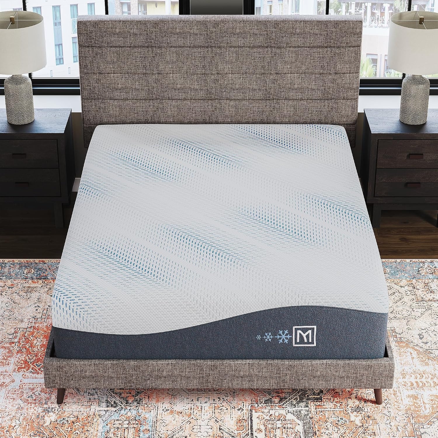 image:imageSignature Design by Ashley Millennium Luxury Gel Memory Foam Traditional 14 Inch Cushion Firm Mattress in a Box for Cool Sleep and Pressure Relief Queen WhiteCalifornia King