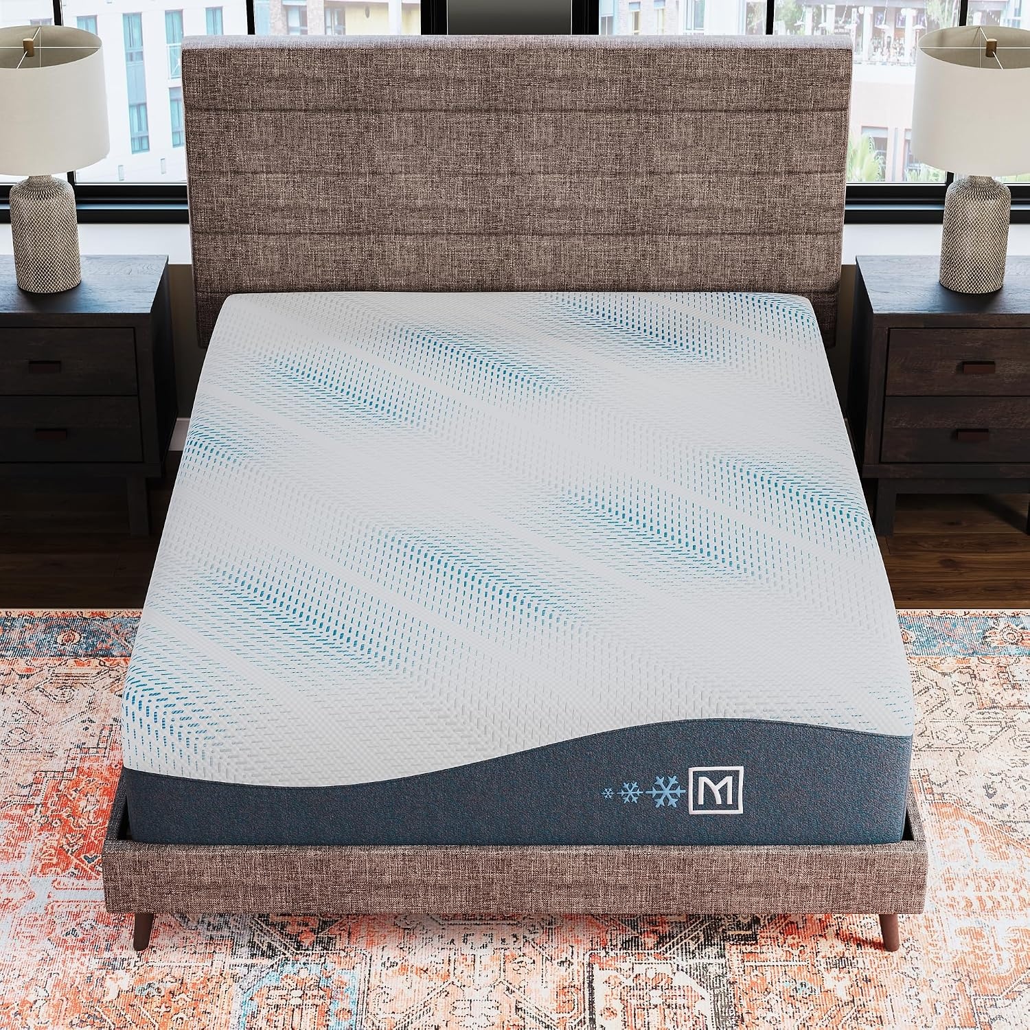 image:imageSignature Design by Ashley Millennium Luxury Gel Memory Foam Traditional 14 Inch Cushion Firm Mattress in a Box for Cool Sleep and Pressure Relief Queen WhiteTwin XL