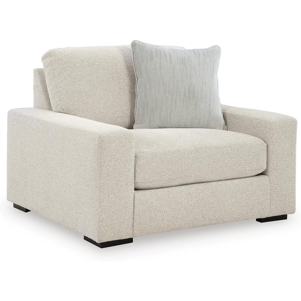 image:imageSignature Design by Ashley Boucle Oversized Chair and a Half Linen
